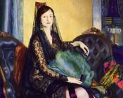 乔治贝洛斯 - Portrait of Elizabeth Alexander